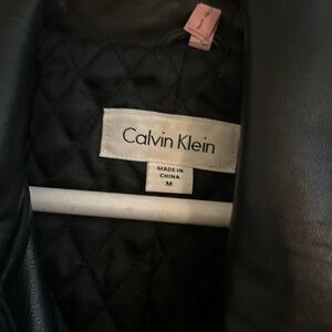 Calvin Klein leather woman’s jacket